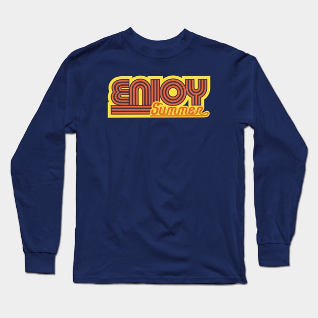 Enjoy Summer Long Sleeve T-Shirt by Wintrly